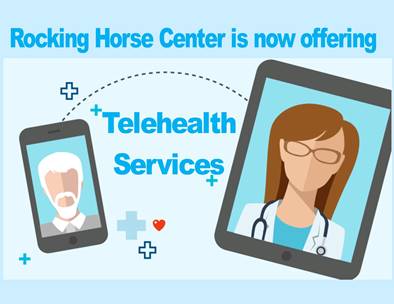 Rocking Horse telehealth services graphic